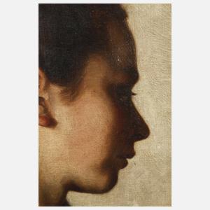 Clara Walther, attr., Mädchenportrait