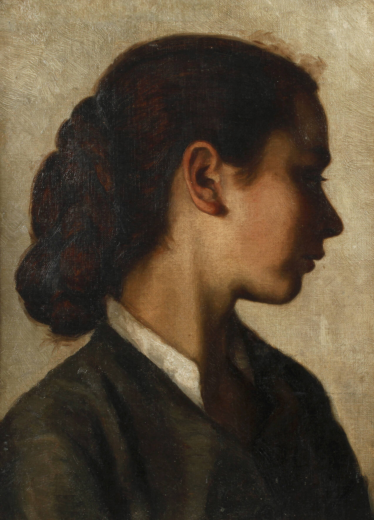 Clara Walther, attr., Mädchenportrait