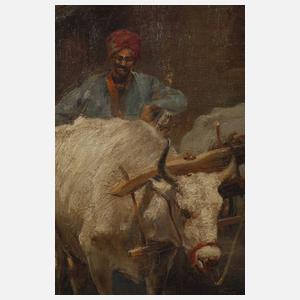 Prof. Max Rabes, Orientalische Straßenszene