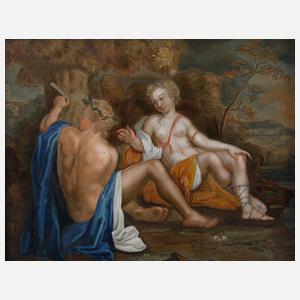 Klassizistische Hinterglasmalerei