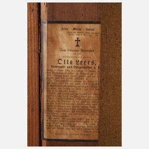 Bildnis Otto Leers - Bürgermeister von Brüggen