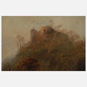 Sturzbach in Gebirgslandschaft