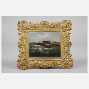 Drei maritime Miniaturgemälde