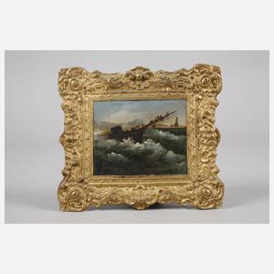 Drei maritime Miniaturgemälde