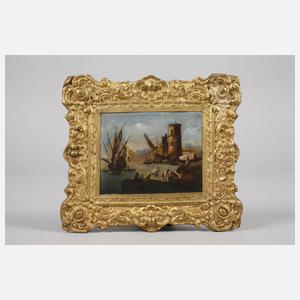 Drei maritime Miniaturgemälde