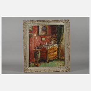 Elly Abeking, attr., Lichtes Interieur