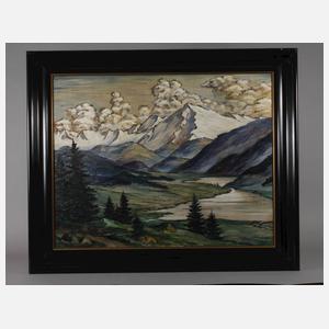 L. Adler, Schneewolken am Ortler