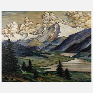 L. Adler, Schneewolken am Ortler