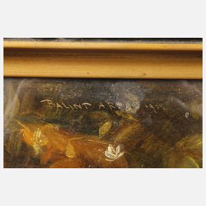 Arpad Balint, Paar Schafe im Gebüsch