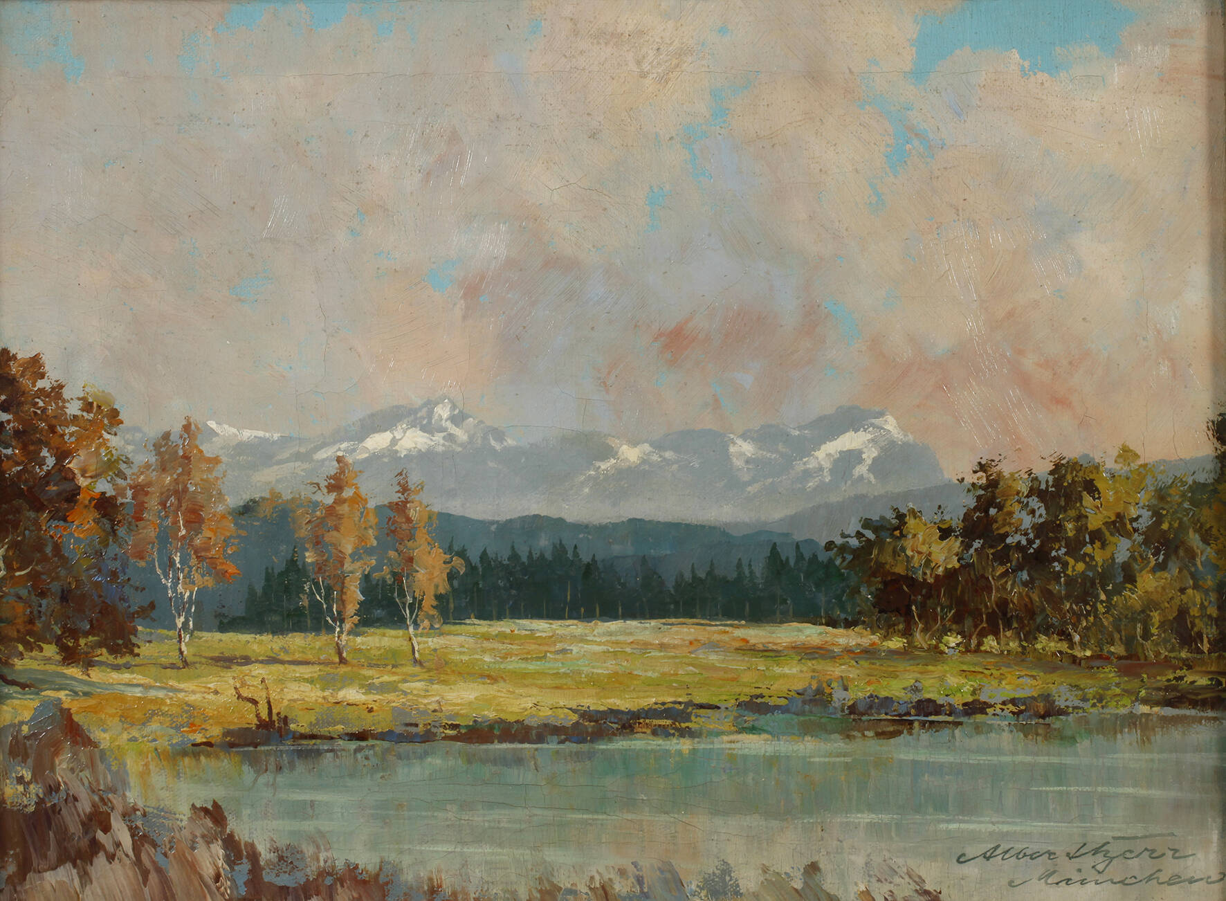 Albert Berr, Im Alpenvorland