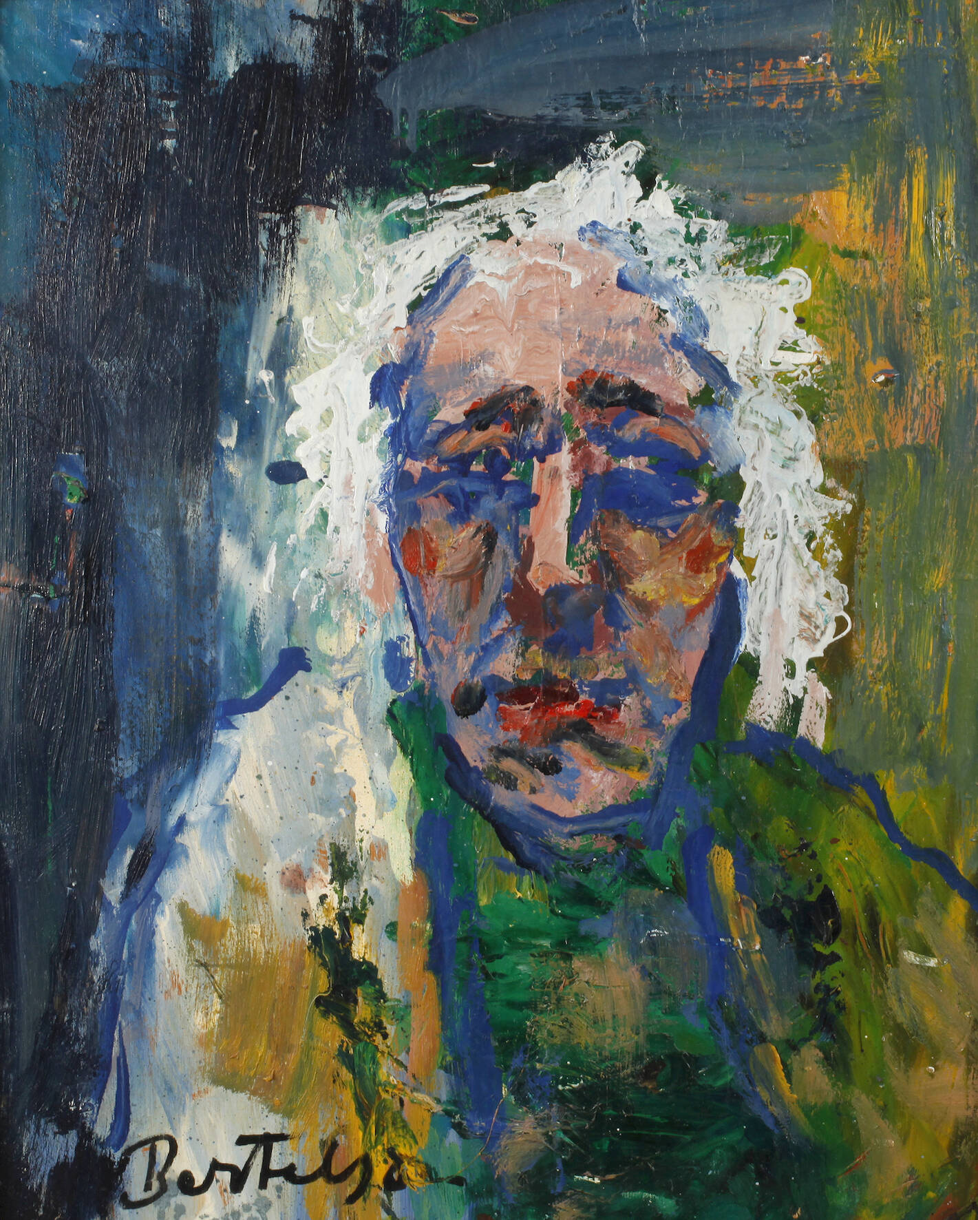 Alexander Bertelson, Selbstbildnis