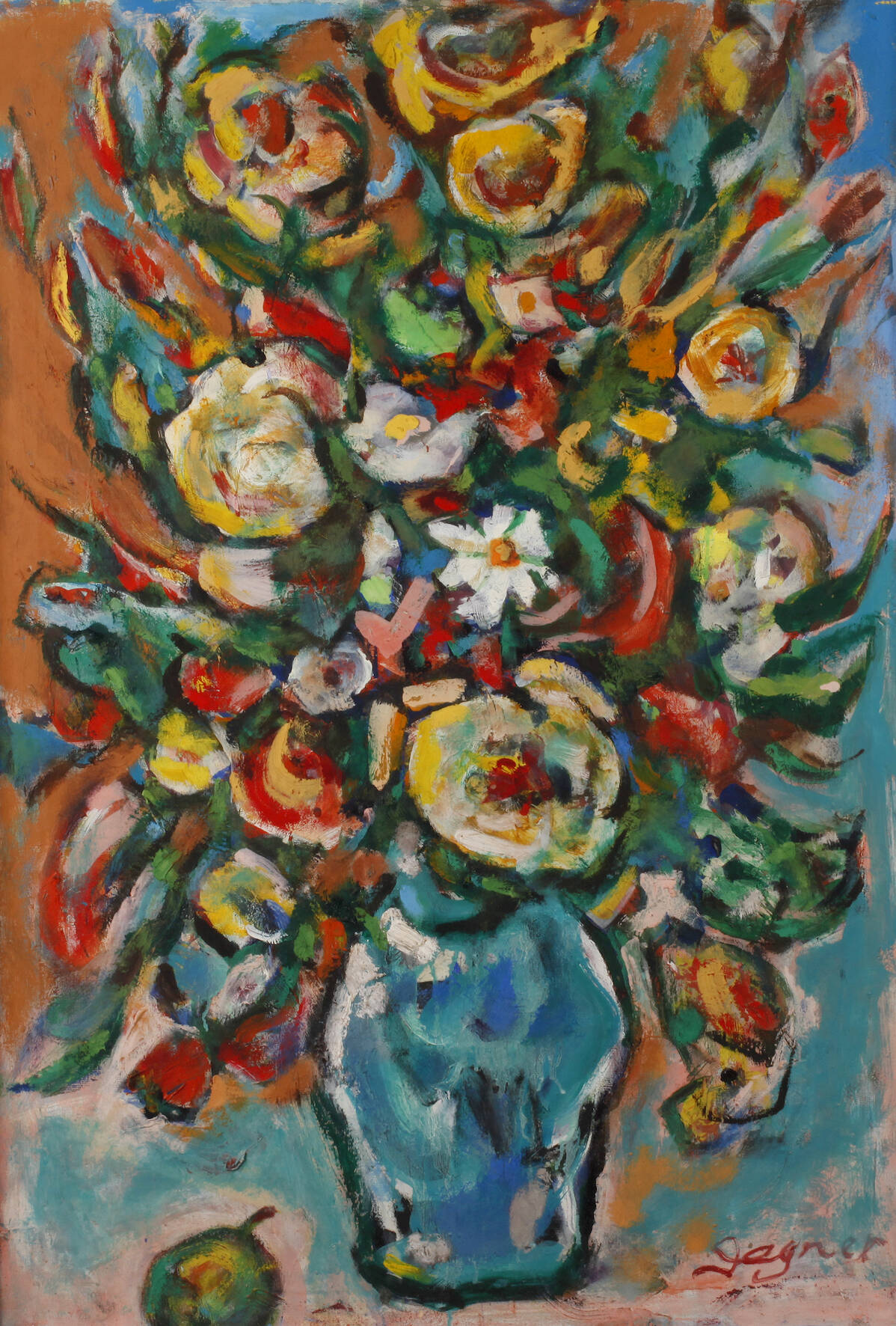 Prof. Arthur Degner, prachtvolles Blumenstillleben