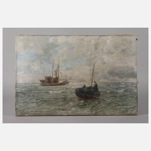 Prof. Andreas Dirks, Schiffe auf bewegter See