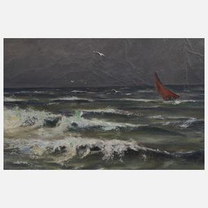 Wilhelm Facklam, "Herbststurm an der See"