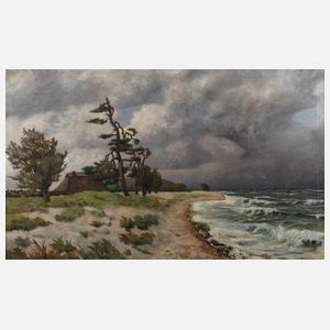 Wilhelm Facklam, "Herbststurm an der See"