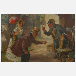 Sepp Frank, Beim Antiquar