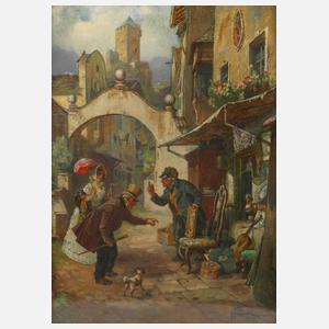 Sepp Frank, Beim Antiquar