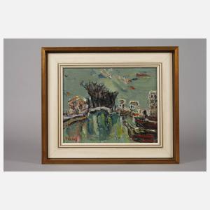 Yitzhak Frenkel, "Canal Porte de la Villette"