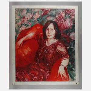 Fritz Fröhlich, "Dame in Rot"