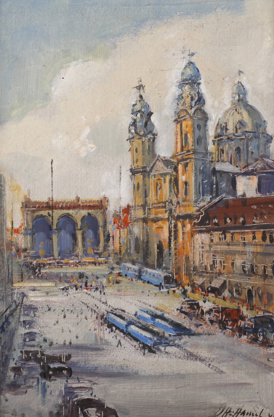 Haniel, Der Odeonsplatz in München