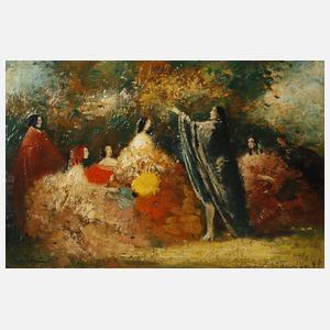 Walter Heimig, Gesellschaft im Park