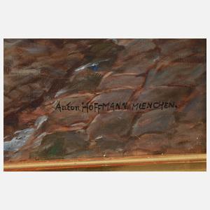 Prof. Anton Hoffmann, Abschied der Landsknechte