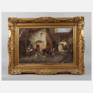 Prof. Anton Hoffmann, Abschied der Landsknechte