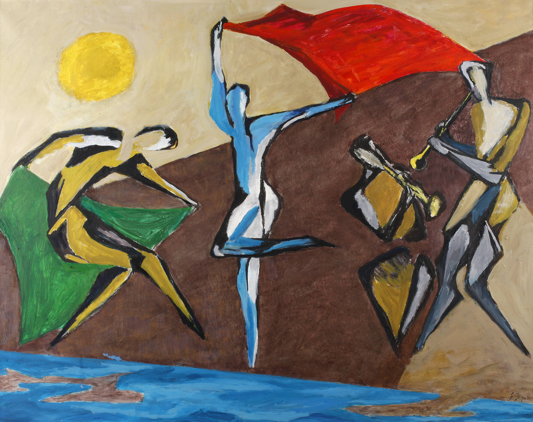 Gerd Jähnke, "Tanz am See"