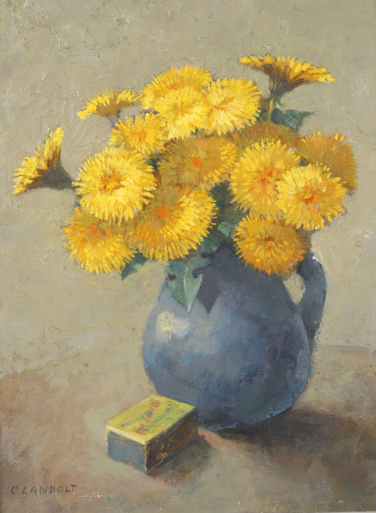 Otto Landolt, Löwenzahnblüten im Krug