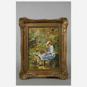 Frans Langeveld, Mädchen im Garten