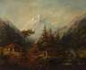 Otto Linnertz, Alpenlandschaft