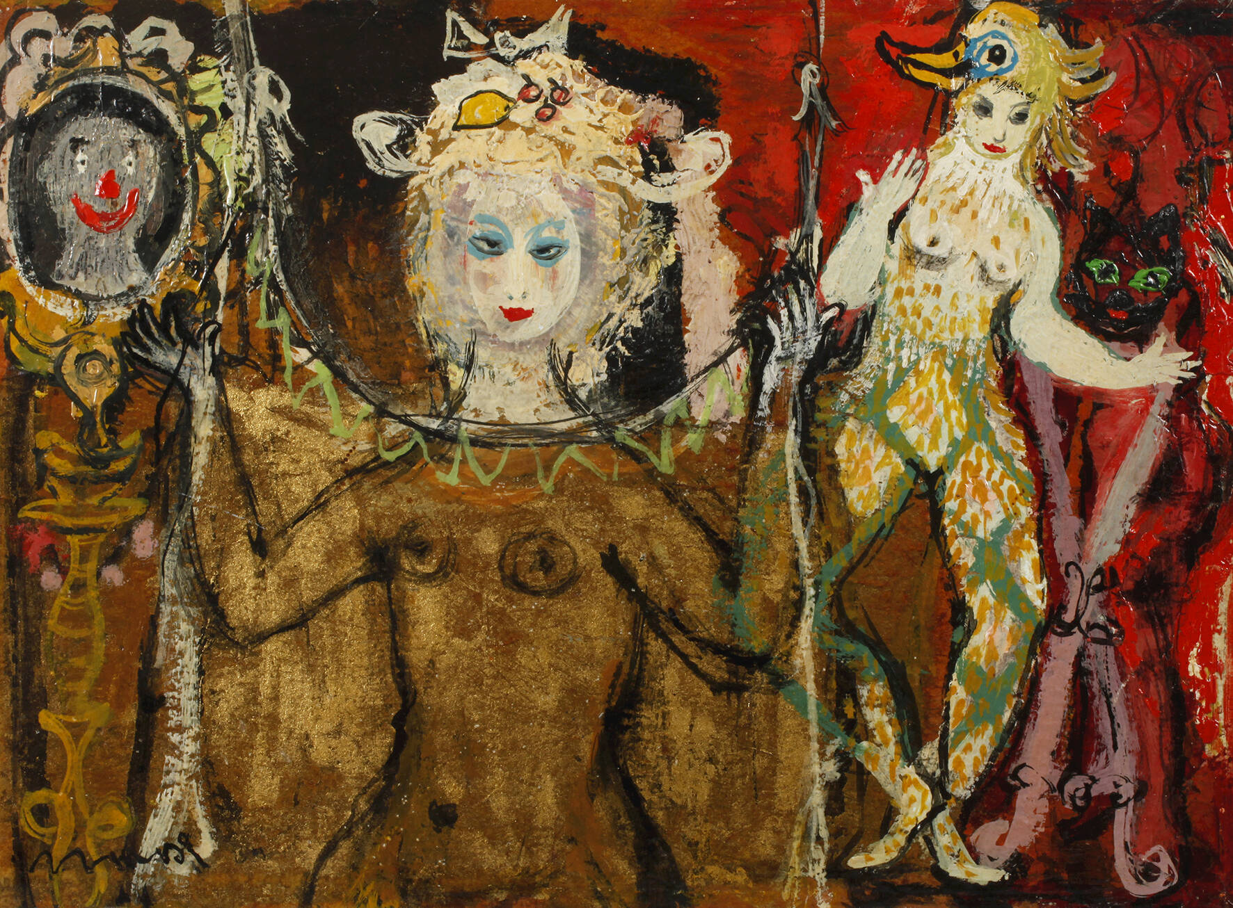 Carl Marx, "Vor dem Spiegel"