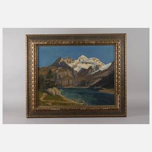 Lothar Rudolf Meilinger, Sommerliche Alpenlandschaft