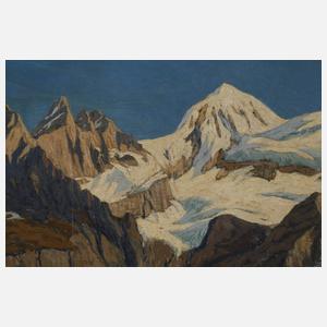 Lothar Rudolf Meilinger, Sommerliche Alpenlandschaft