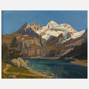Lothar Rudolf Meilinger, Sommerliche Alpenlandschaft