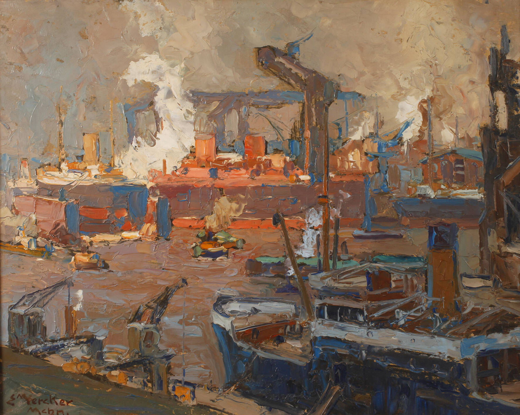 Erich Mercker, "»Europa« im Bau"