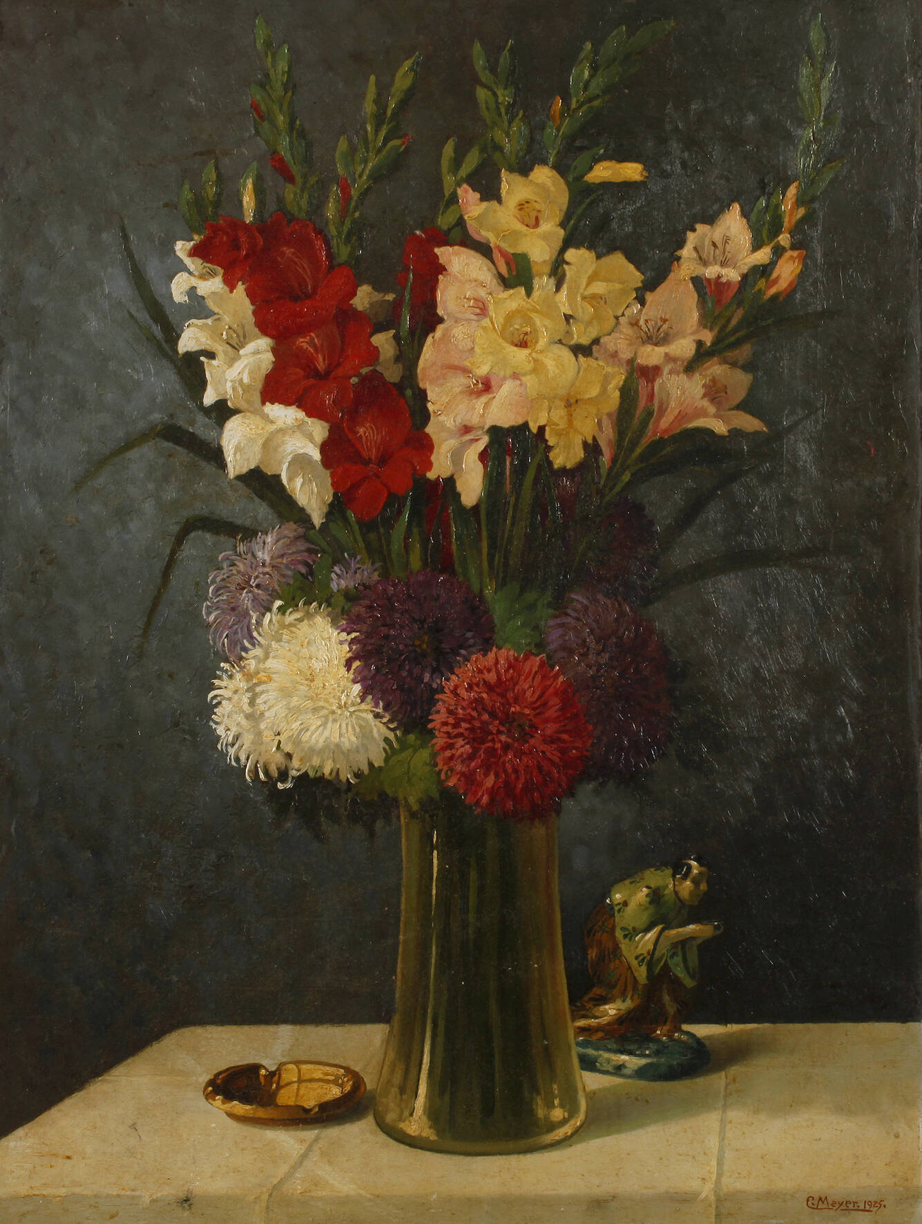 E. Meyer, "Gladiolen und Astern"