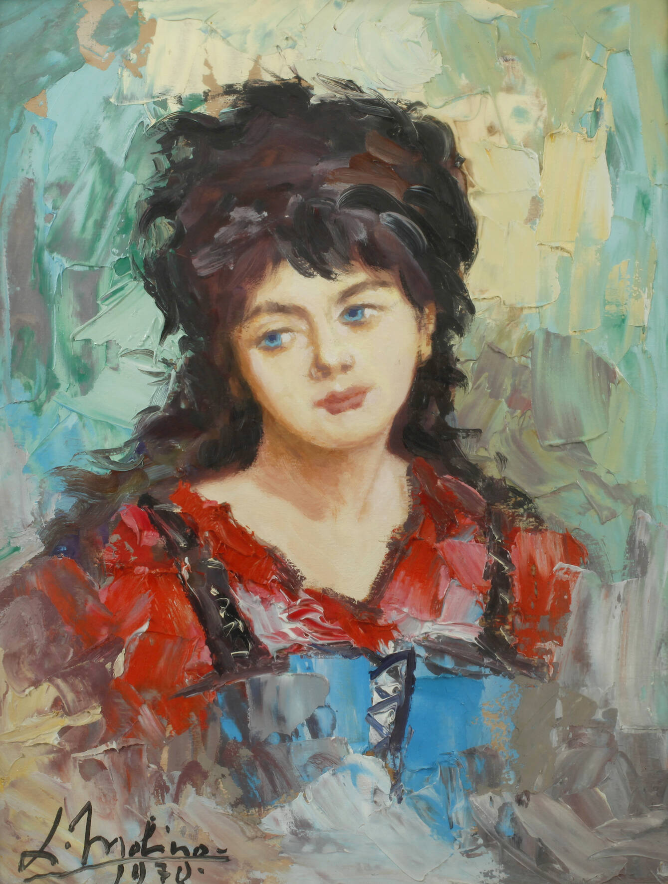 Luciano Molino, Frauenbildnis