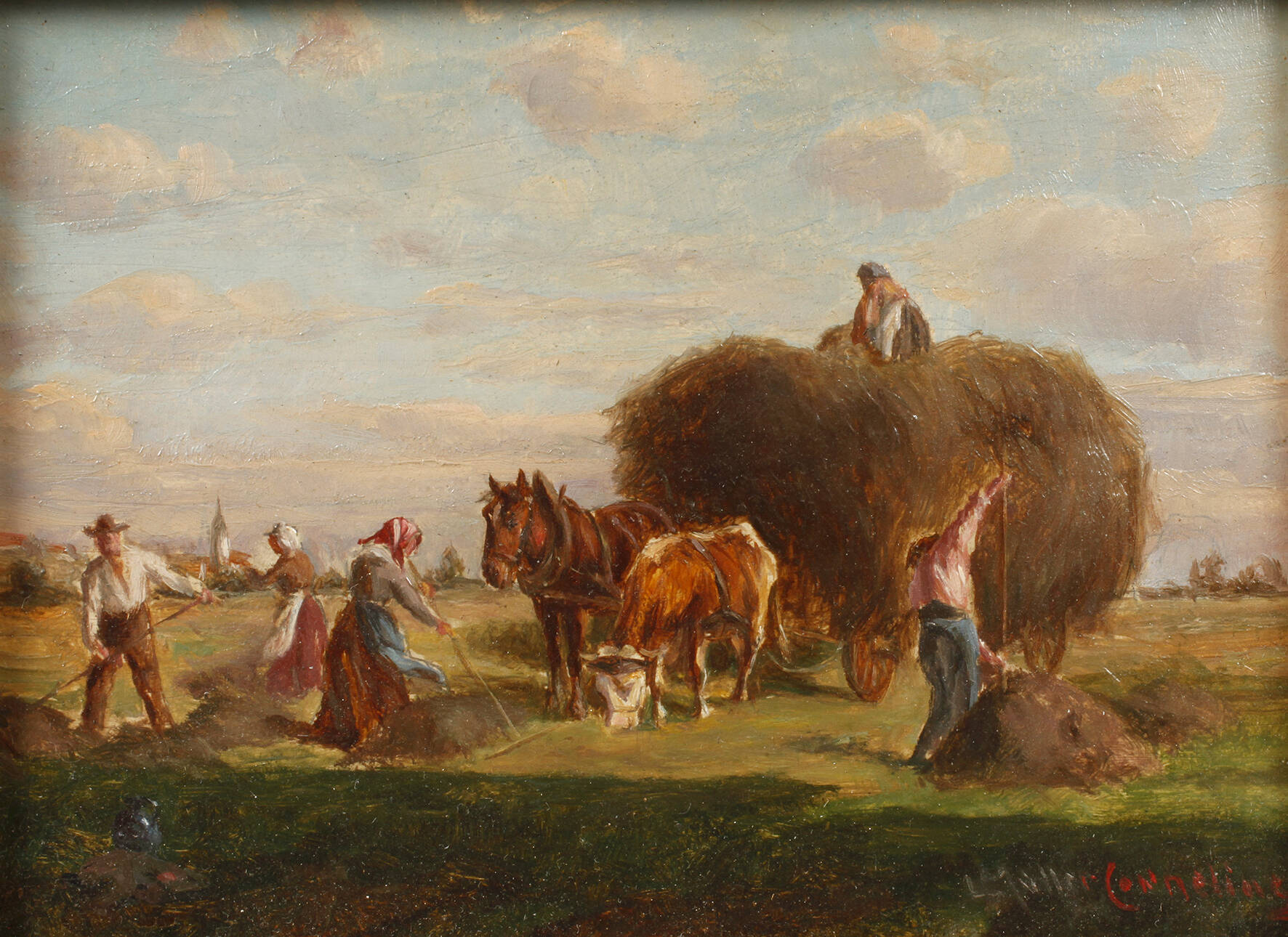 Ludwig Müller-Cornelius, Heuernte