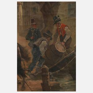 Fritz Neumann, Zollkontrolle im Hafen