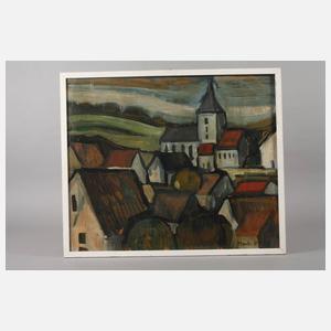 Plank, Dorf im Abendlicht