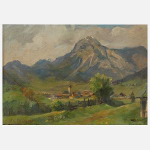 Prof. Franz Roubal, Blick auf Gröbming