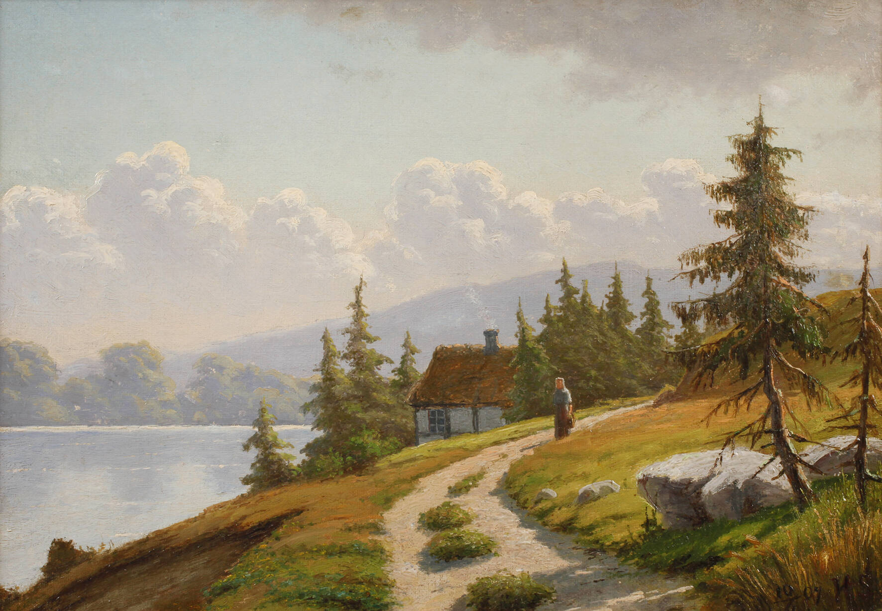 Harald Peter Schumacher, attr., Sommerlandschaft