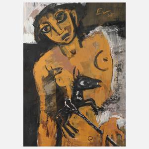 Prof. Eva Schwimmer, Frau mit Steckenpferd