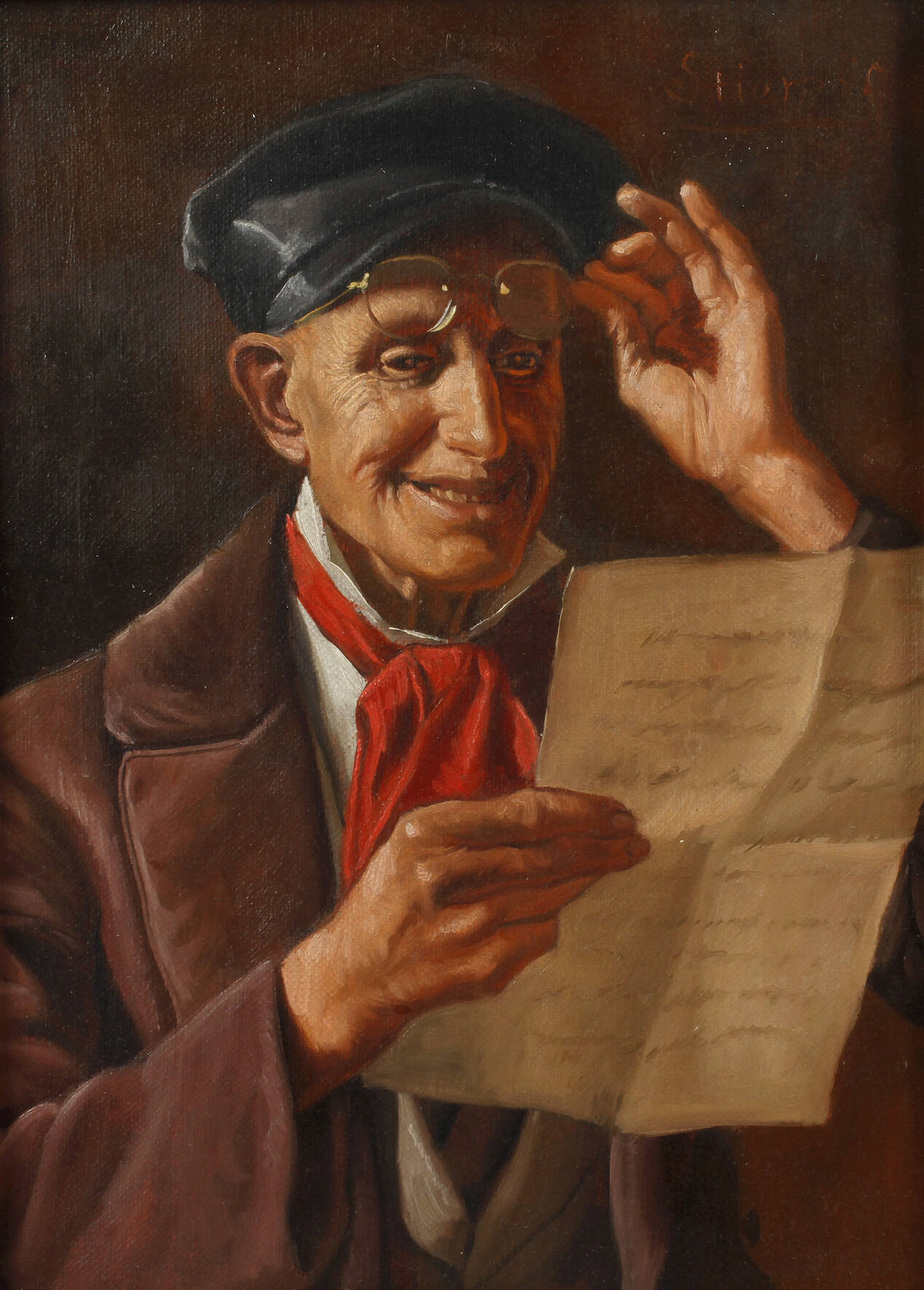 Ernst Stierhof, Alter Briefleser