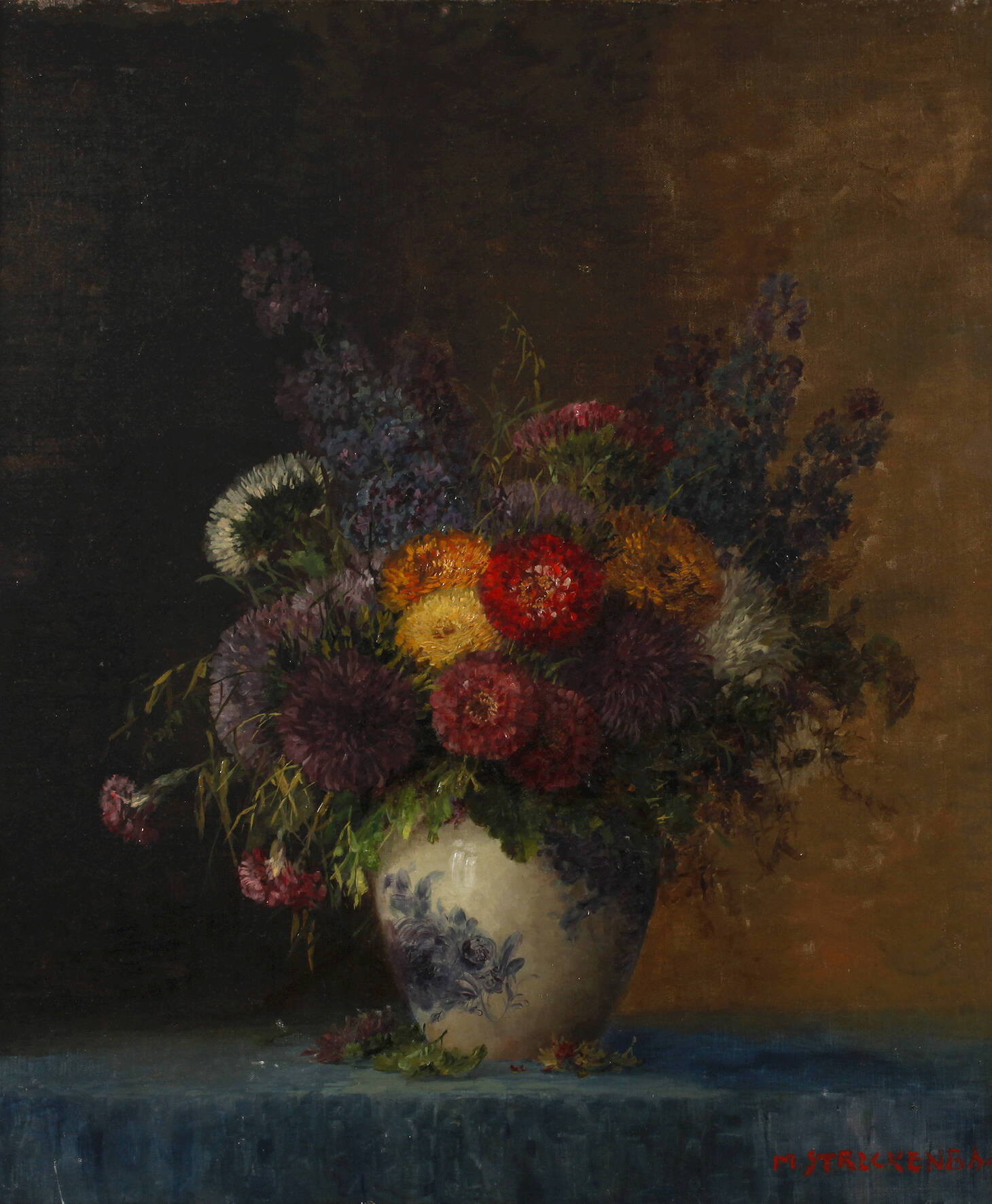 Max Streckenbach, Blumenstillleben