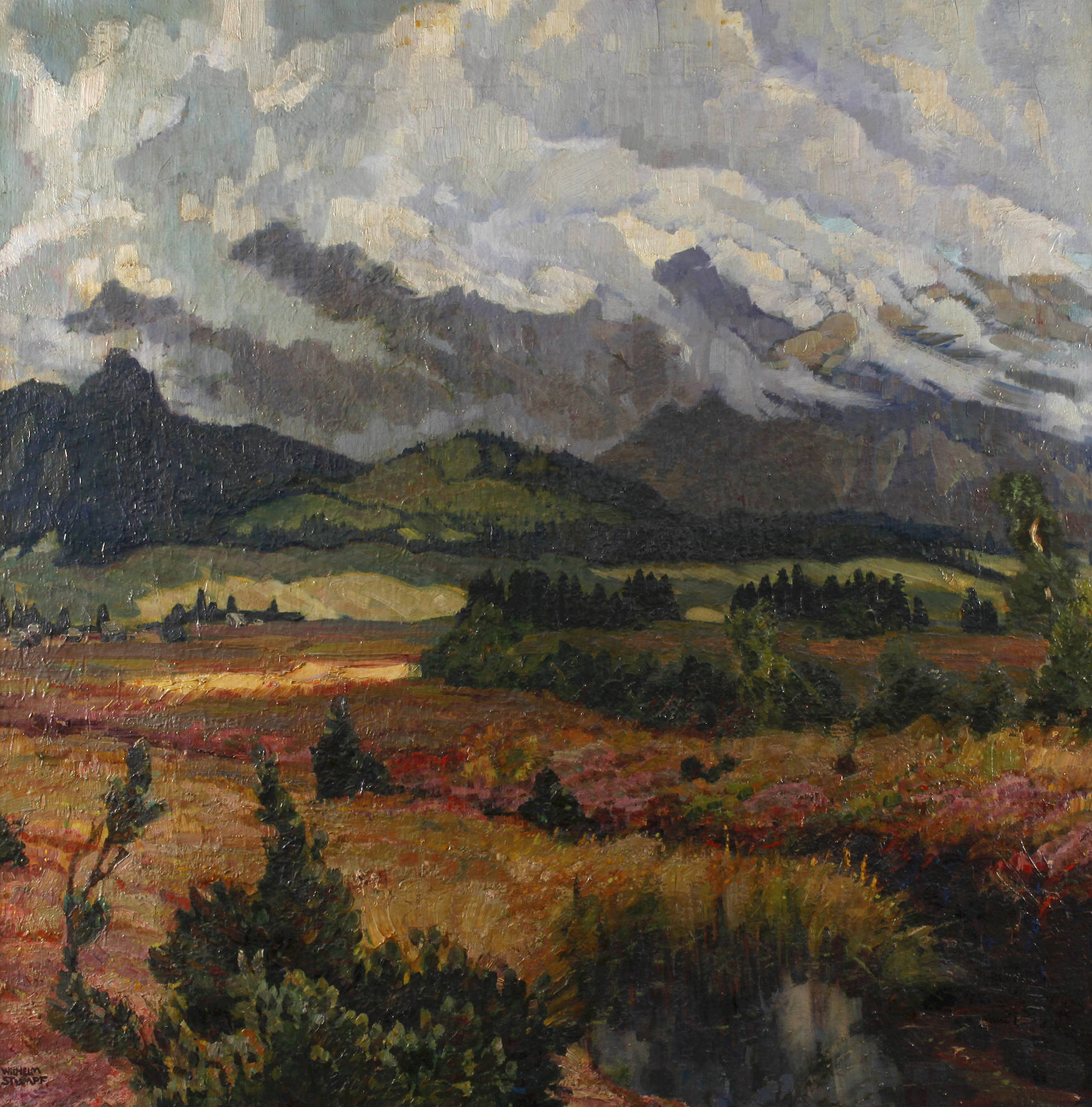 Wilhelm Stumpf, Landschaft am Watzmann