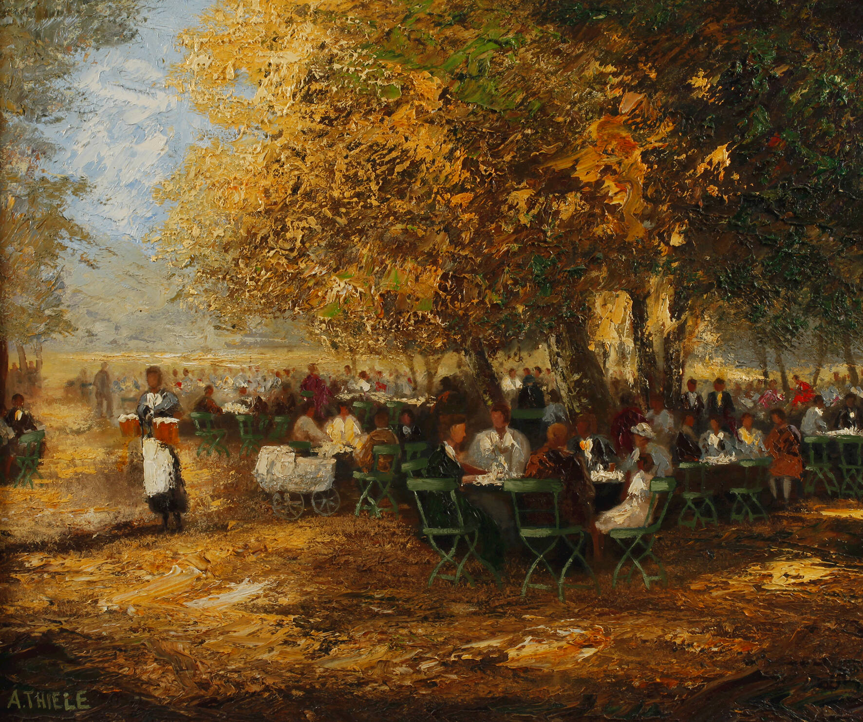 Alexander Thiele, Münchner Biergarten