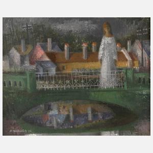 Helmut Ullrich, "Mädchen auf der Brücke"