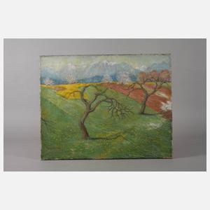 Eugen Vinnai, Blühende Obstbäume